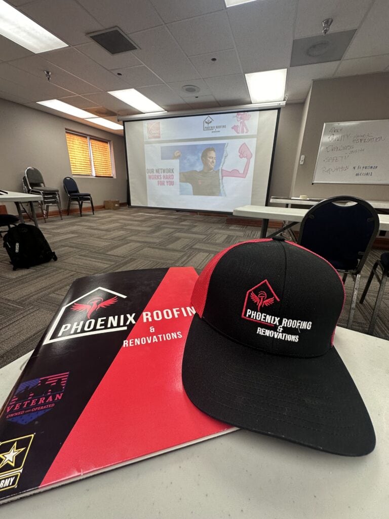 Phoenix Roofing and Renovations conduct routine training in order to ensure we best know how to help our homeowners